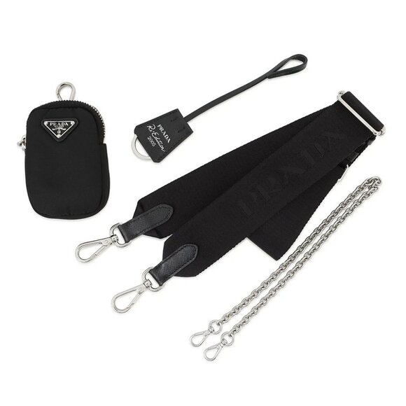 PRADA Re-Edition 2005 Re-Nylon Shoulder Bag Nylon Black 1BH204 - Picture 13 of 13